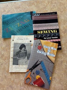 Vintage sewing booklets